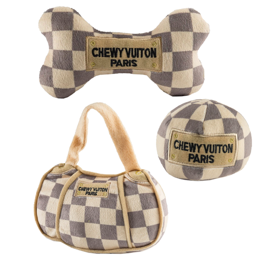 Chewy Checkered Toy Bundle